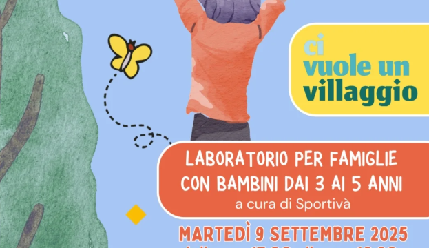 Laboratorio per famiglie con bambini dai 3 ai 5 anni